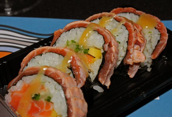 O maki do dia: atum demi-cuite, uma explosão