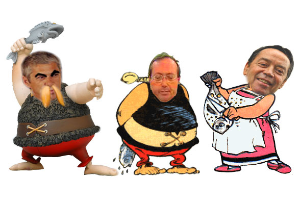 (origens várias, colagem nossa, com uma chapelada a Goscinny/Uderzo)
